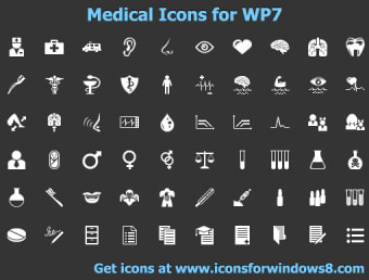 Image 0 for Medical Icons for WP7