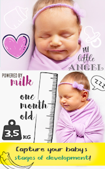 Image 2 for Baby Milestone  Photo Edi…