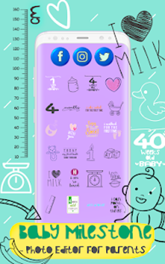 Image 3 for Baby Milestone  Photo Edi…