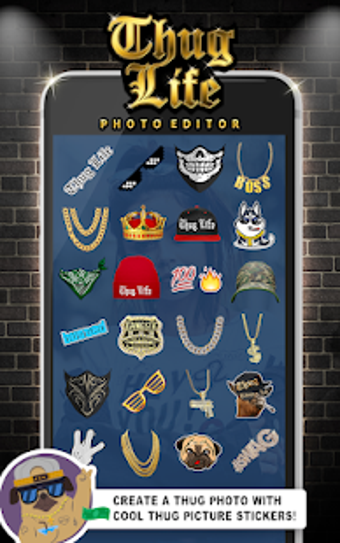 Imagen 1 para Thug Life Photo Editor