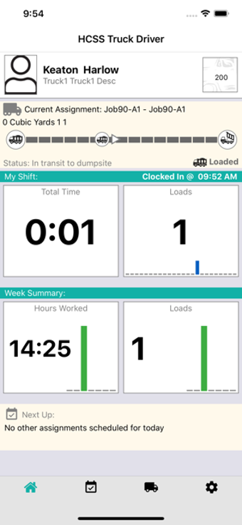 Image 1 for HCSS Truck Driver: Log lo…