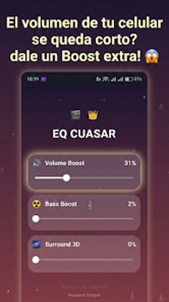 Imagen 0 para Volumen Booster  bass Cua…