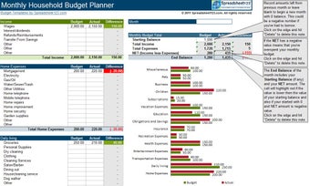 Image 0 for Household Budget Workshee…