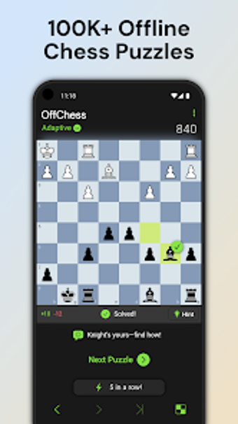 Image 0 for OffChess - Chess Puzzles
