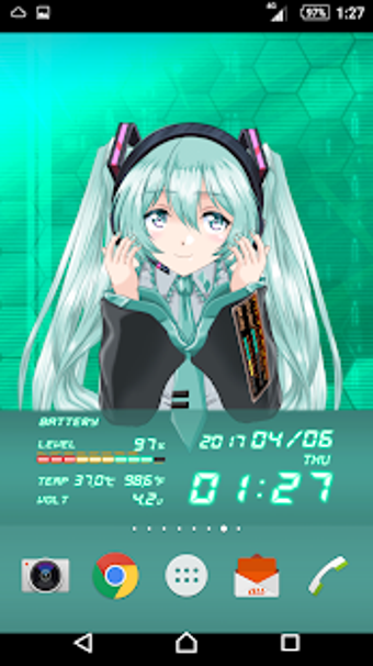 Image 1 for Miku 2D Anime LiveWallpap…