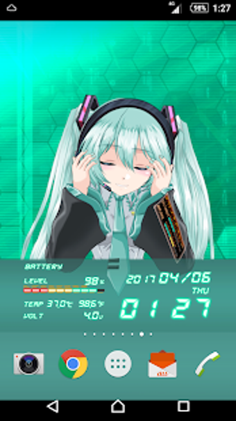 Image 2 for Miku 2D Anime LiveWallpap…
