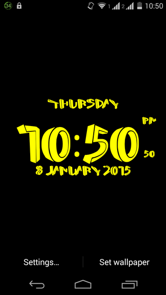 Imagen 3 para 3D Clock Live Wallpaper
