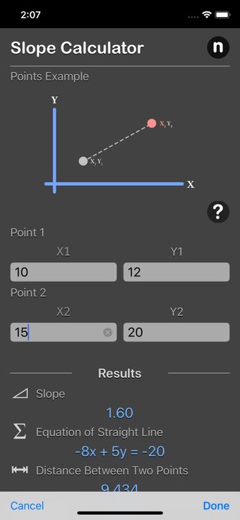 Image 1 for Slope Calculator Plus
