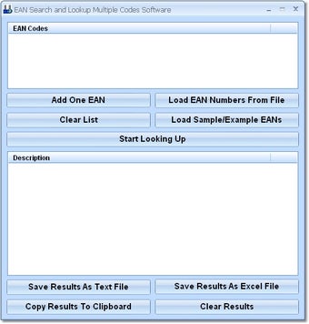 Image 0 for EAN Search and Lookup Mul…