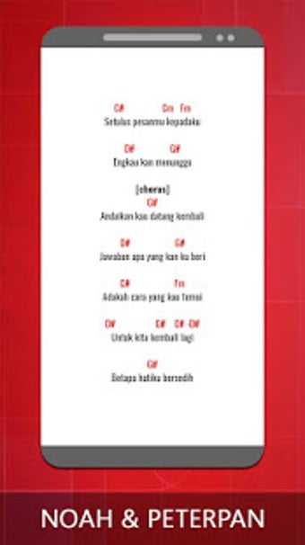 Image 2 for Kunci Gitar dan Lirik Lag…