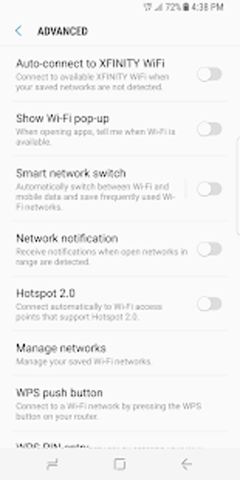 Imagen 1 para XFINITY WiFi Settings