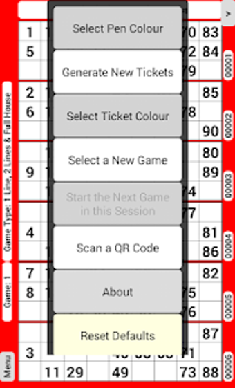 Imagen 2 para Bingo Tickets 90