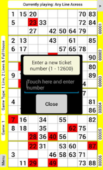 Imagen 1 para Bingo Tickets 90