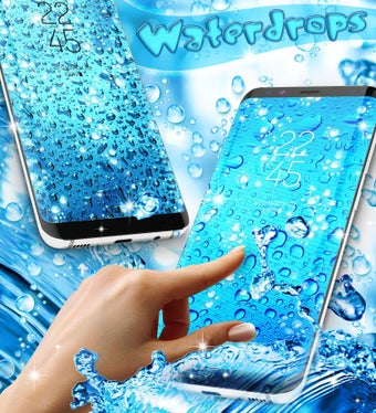 Image 0 for Water drops live wallpape…