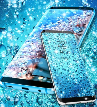 Image 1 for Water drops live wallpape…