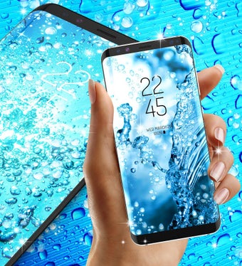 Image 0 for Water drops live wallpape…