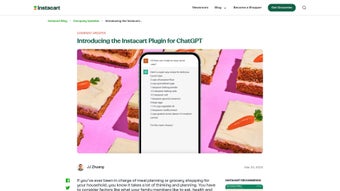 Image 0 for Instacart ChatGPT plugin