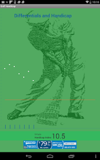 Image 1 for Golf Handicap Calculator