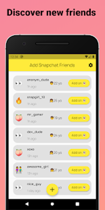 Imagen 2 para SnapAdd - Find new Friend…