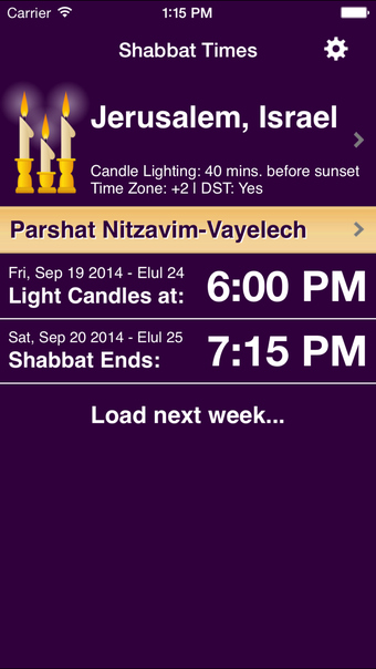 Image 0 for Shabbat & Holiday Times