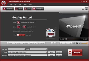 Imagen 2 para 4Videosoft Video to MP3 C…