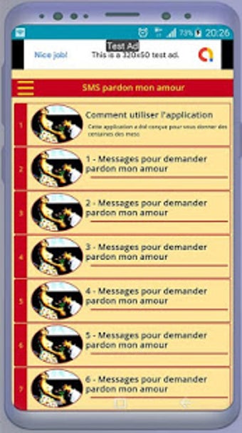 Image 0 for SMS d'excuses  son amour …