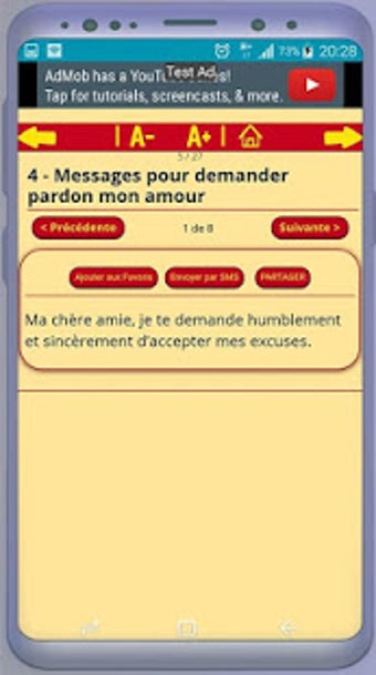 Image 1 for SMS d'excuses  son amour …