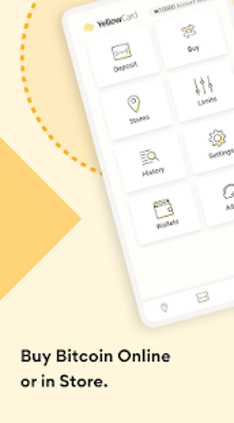 Imagen 0 para Yellow Card  Buy Bitcoin …