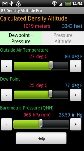 Imagen 0 para BB Density Altitude Calcu…
