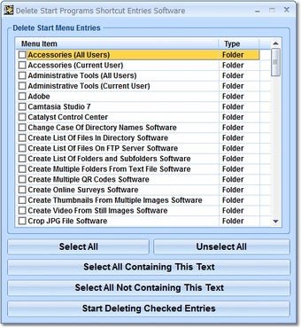 Imagen 0 para Delete Start Programs Sho…