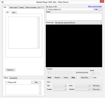 Image 0 for VisioForge Media Player S…