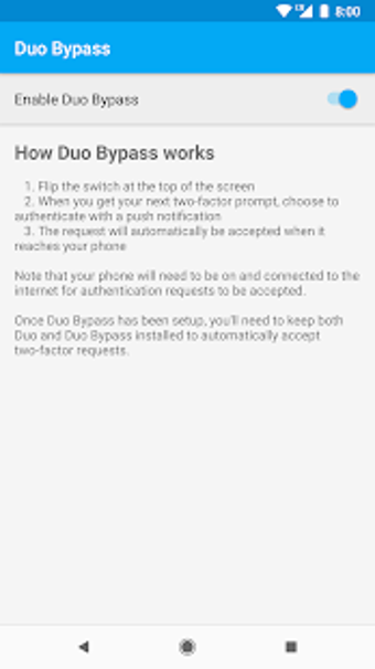 Imagen 0 para Duo Bypass