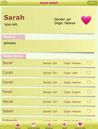 Image 1 for Baby Girl Name Assistant …