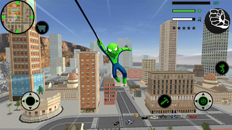 Imagen 1 para Spider Stickman Rope Hero…