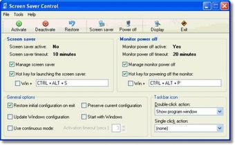 Imagen 0 para Screen Saver Control