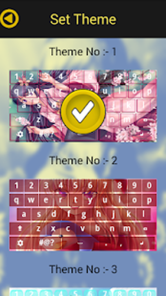 Image 3 for Anime Keyboard Themes