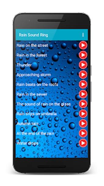 Image 0 for Rain sounds sleep rington…