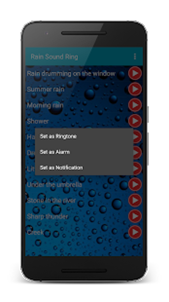 Image 2 for Rain sounds sleep rington…