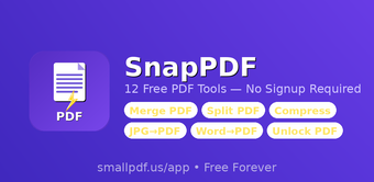 Imagen 0 para SnapPDF–PDF Converter & S…