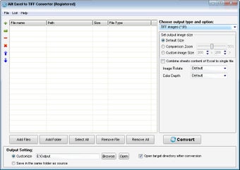 Image 0 for Ailt Excel to TIFF Conver…