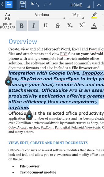 Imagen 2 para OfficeSuite Font Pack