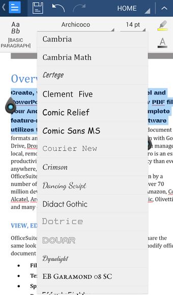 Imagen 0 para OfficeSuite Font Pack