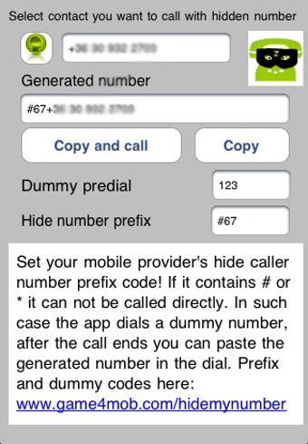 Image 0 for Hide my number