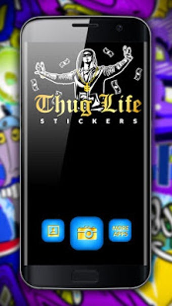 Image 1 for Thug Life Stickers - Gang…