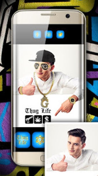 Imagen 3 para Thug Life Stickers - Gang…