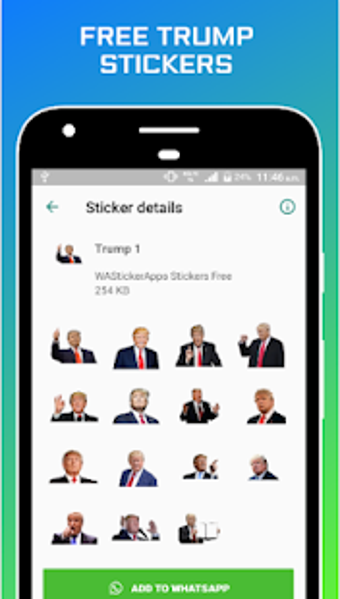 Imagen 0 para Trump Stickers for WAStic…