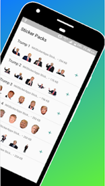 Imagen 1 para Trump Stickers for WAStic…