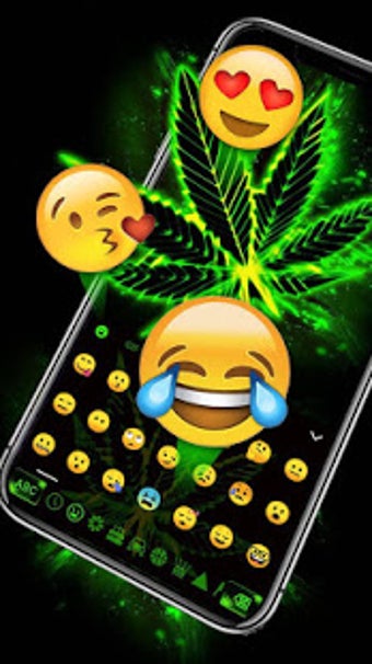 Imagen 1 para Rasta Weed keyboard