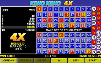 Imagen 0 para Keno Keno 4X Las Vegas Ca…