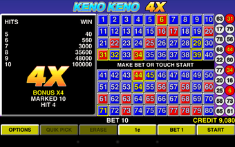 Imagen 3 para Keno Keno 4X Las Vegas Ca…